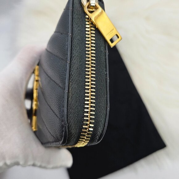 Saint Laurent  Cassandre Matelassé Zip Around Wallet - Picture 6 of 17